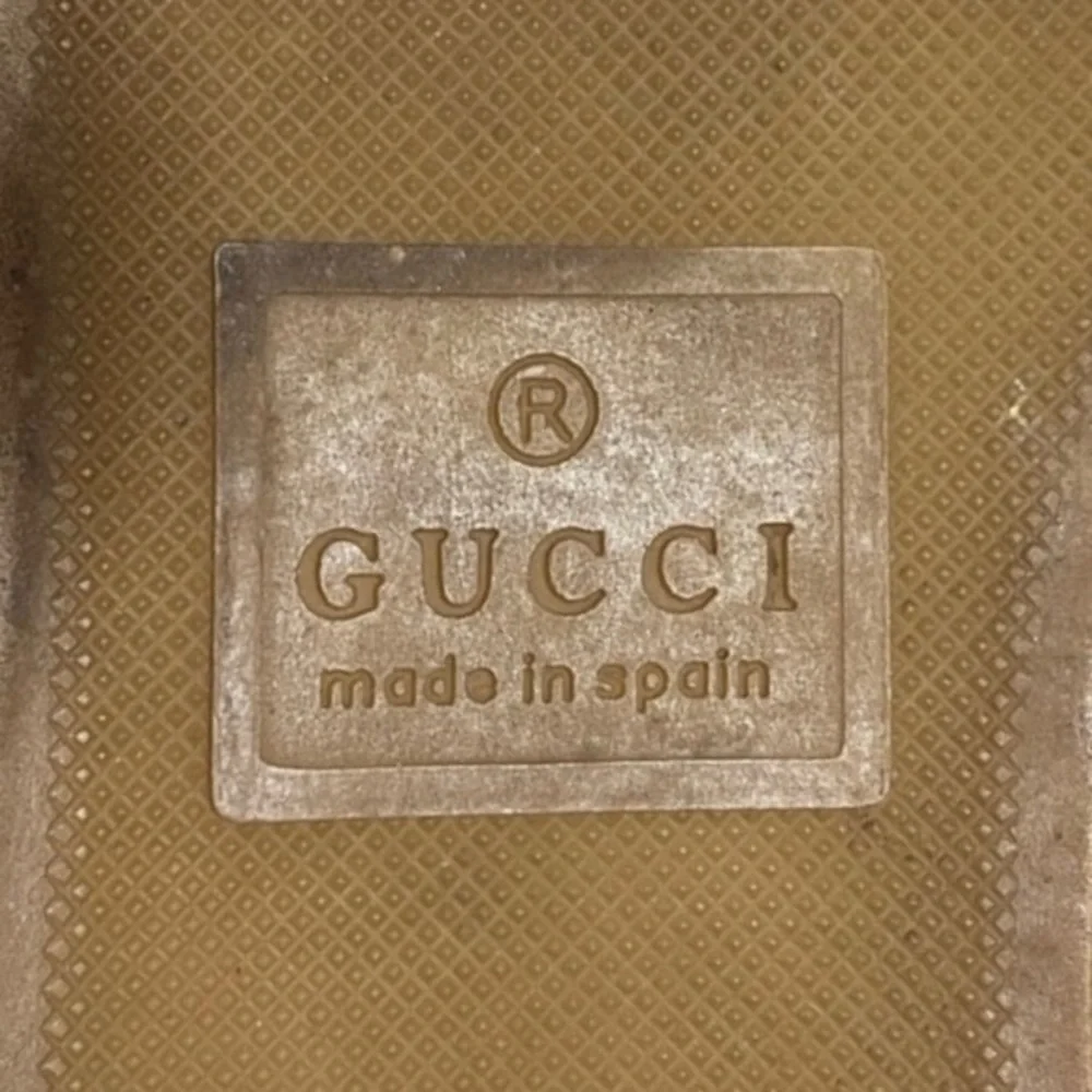 Gucci Marmont GG Gold White Quilted Leather Espadrille Slide Sandals